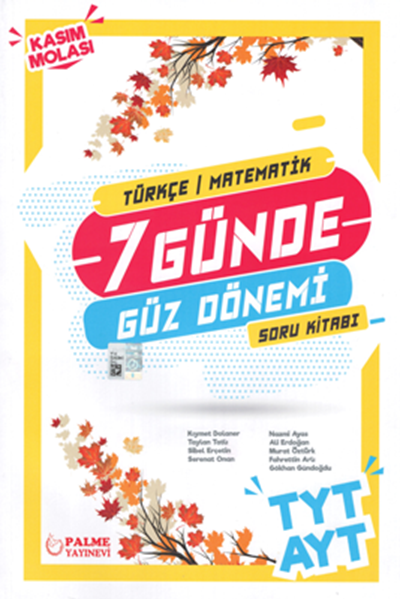 TYT - AYT 7 Günde Güz Dönemi Türkçe - Matematik Soru Kitabı kapak görseli